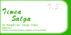 timea salga business card
